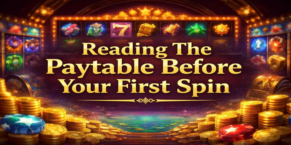 Reading The Paytable Before Your First Spin