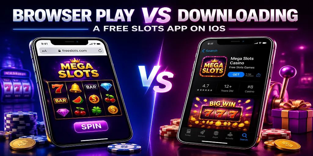 Browser Play Vs Downloading A Free Slots App On IOS