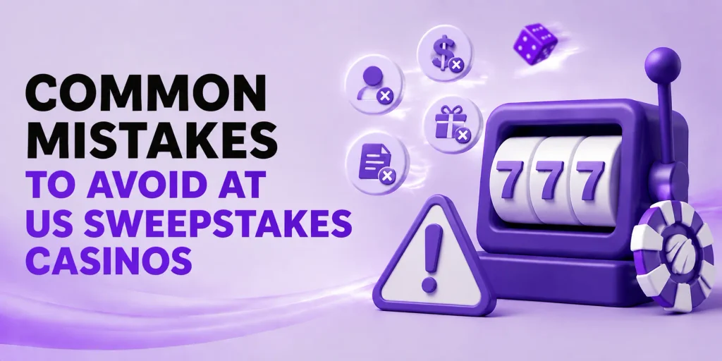 Common Mistakes To Avoid At US Sweepstakes Casinos