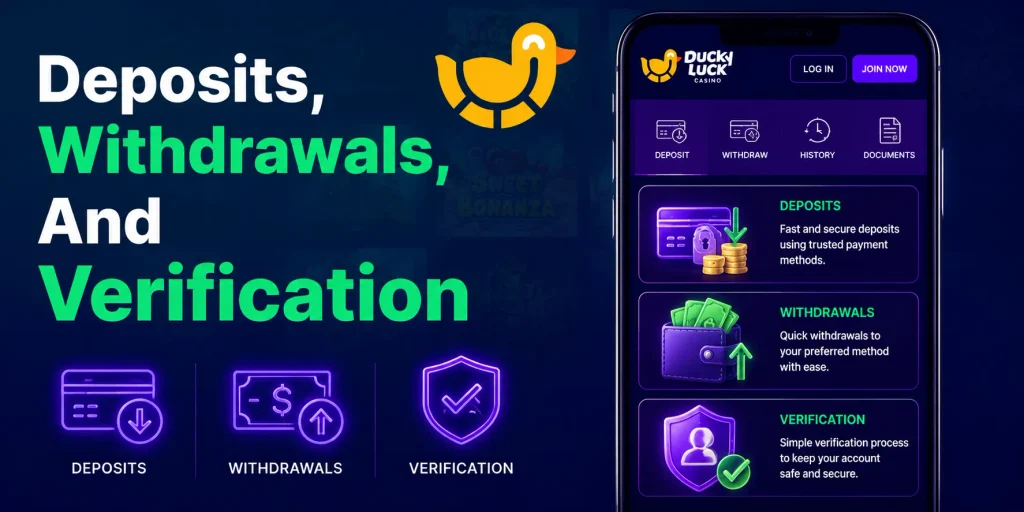 Deposits, Withdrawals, And Verification