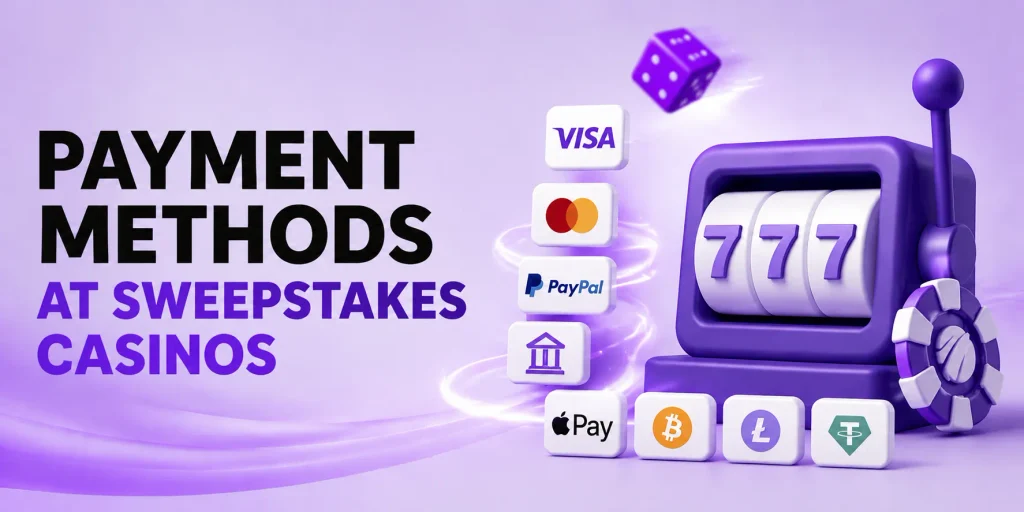 Payment Methods At Sweepstakes Casinos