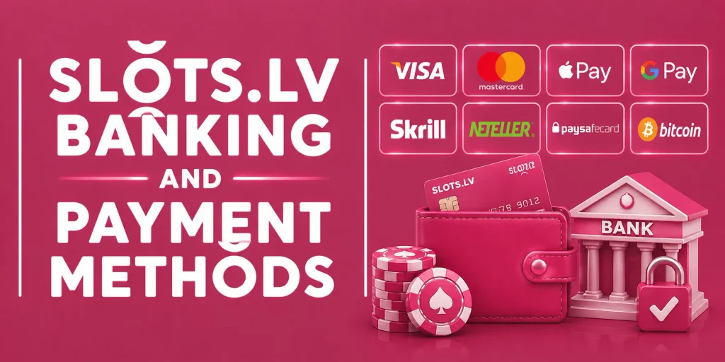 Slots.lv Banking And Payment Methods