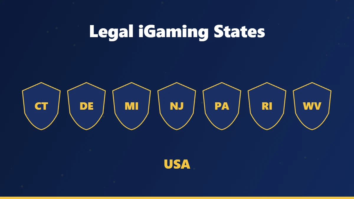 US states where regulated online casino free spins are legal