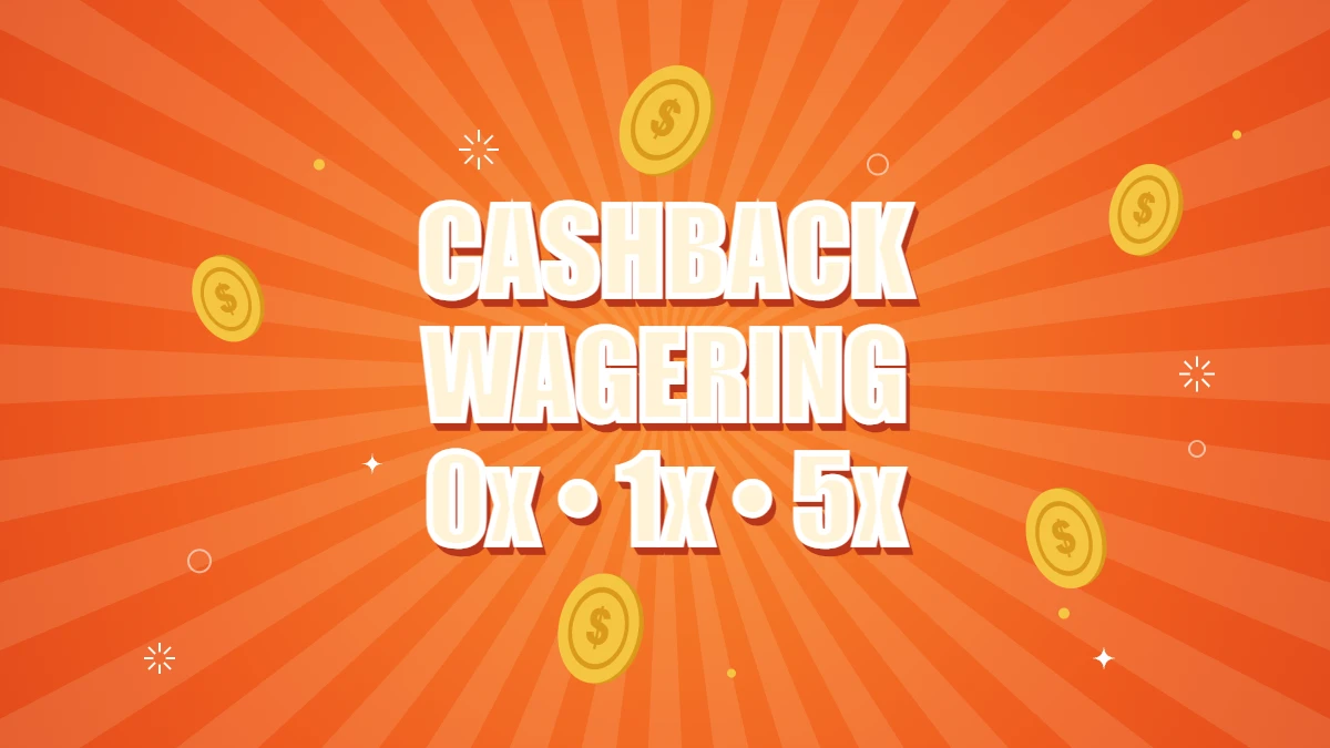 Cashback casino bonus wagering requirements