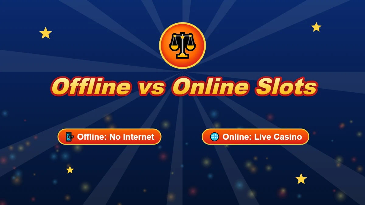Offline vs Online Slots